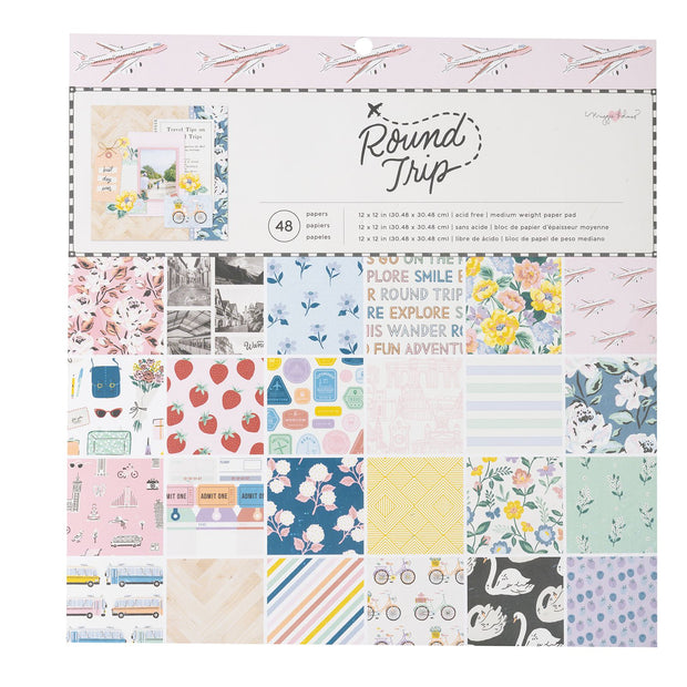 Maggie Holmes Round Trip 12x12 Paper Pad (48 Sheets)