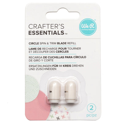 We R Memory Keepers Circle Spin & Trim Refill Blades 2/Pkg