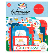 Carta Bella Cardstock Ephemera 33/Pkg Icons, Let's Celebrate