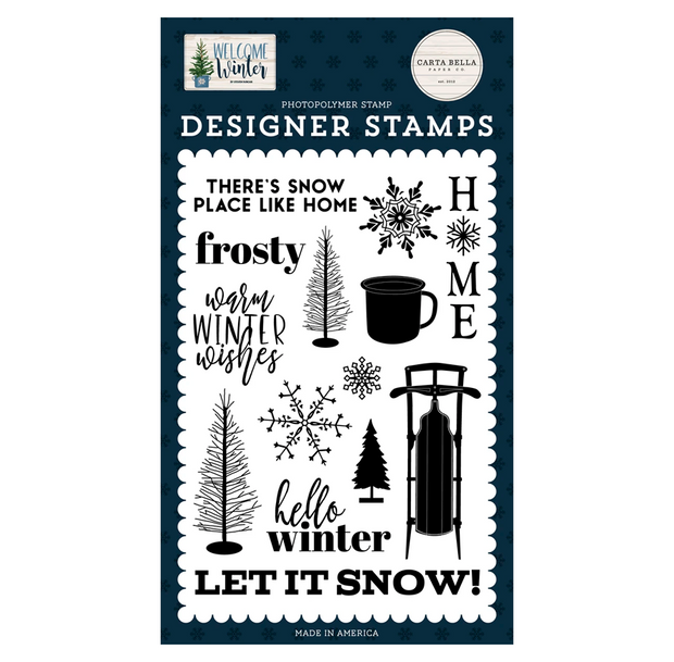 Snow Place Like Home Stamp Set