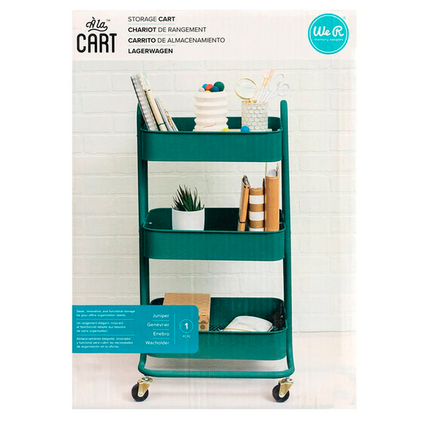 We R A La Cart Storage Cart Juniper (Enebro)