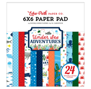 Echo Park Double-Sided Paper Pad 6"X6" 24/Pkg Under Sea Adventures