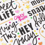 Vicki Boutin Sweet Rush Thickers Phrase Holographic Foil (129 Piece)
