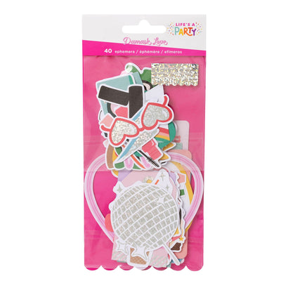 Damask Love Life's a Party Ephemera Disco Holographic Foil (40 Piece)