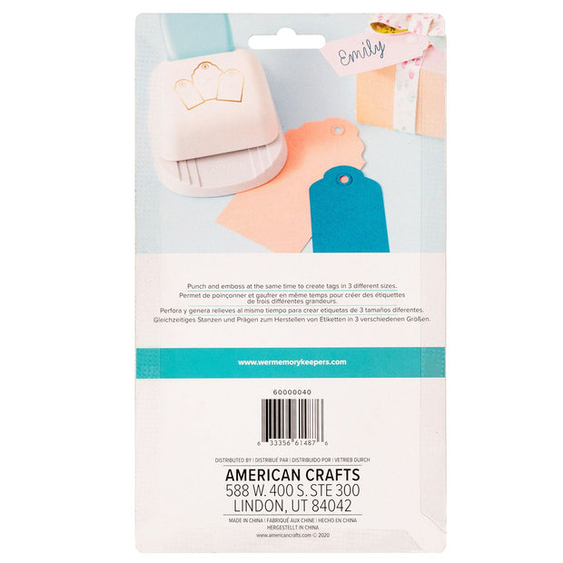 We R Memory Keepers 3-In-1 Punch Rounded Tag