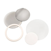 We R Memory Keepers Button Press Adhesive Mirrors Makes 3 (15 Piece)