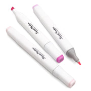 American Crafts Sketch Markers Dual Tip Chisel & Fine Point Cotton Candy (3 Piece)