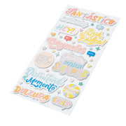 Odeb Marshall Fantastico Thickers Stickers 69/Pkg Smile Phrase