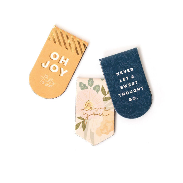 Jen Hadfield Peaceful Heart Magnetic Bookmarks Gold Foil (6 Pieces)