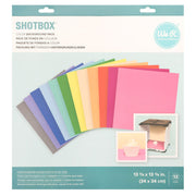 We R Memory Keepers ShotBox Background 12/Sheets Color