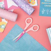 American Crafts Scissors Pink W/ Polka Dot Blades 5.5 inch
