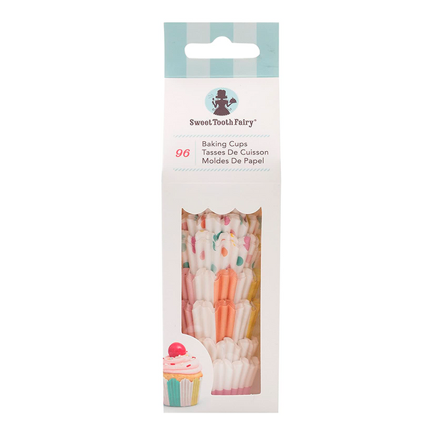 Sweet Tooth Fairy Mini Baking Cups Pastel 96/Pkg