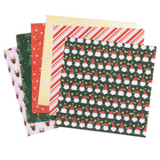 DCWV Holiday Cheer 6x6 Double Sided Gold Foil 24 Sheets