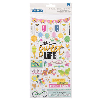 Vicki Boutin Sweet Rush Thickers Phrase & Icon Holographic Gold Foil (107 Piece)