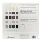 American Crafts Variety Cardstock Pack 12"X12" 60/Pkg Neutrals