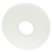 AC Sticky Thumb Adhesive Double Sided Foam White 1/4" x 3.94 Yards x 1mm