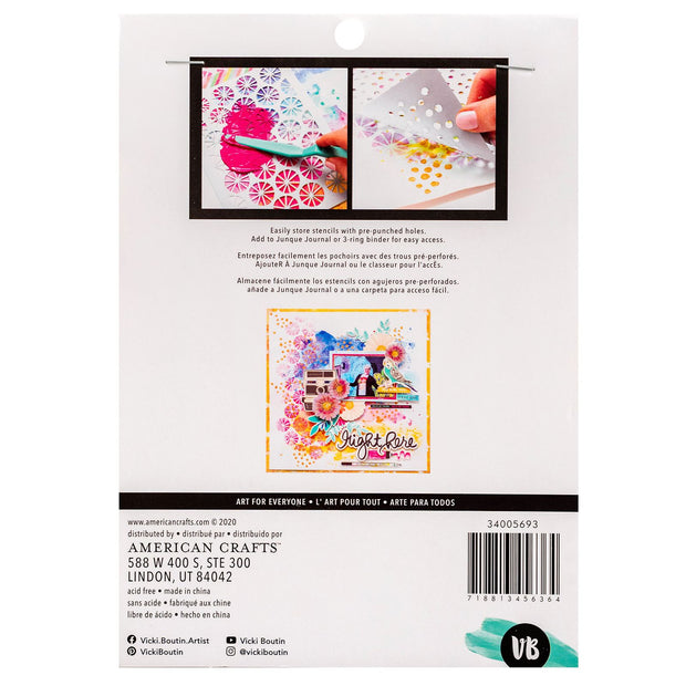 Vicki Boutin Color Study Stencil Bubbles (3 Piece)