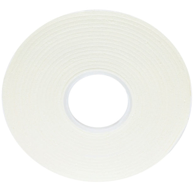 AC Sticky Thumb Adhesive Double Sided Foam White 1/8" x 3.94 Yards x 1mm