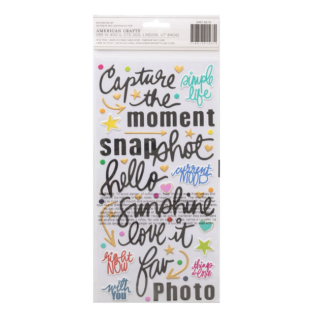 Vicki Boutin Sweet Rush Thickers Phrase Holographic Foil (129 Piece)