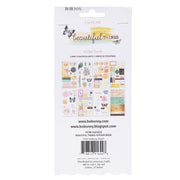 Bo Bunny Beautiful Things Sticker Book Cooper Foil (8 Sheets)