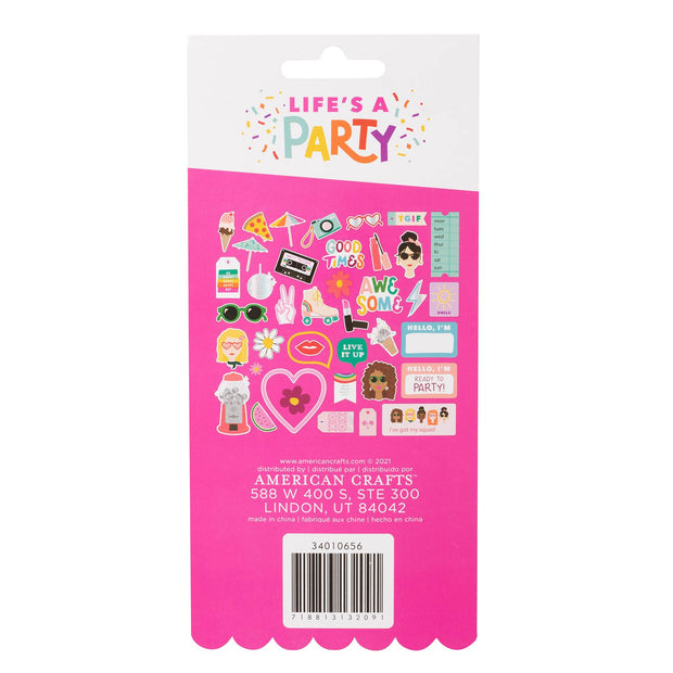 Damask Love Life's a Party Ephemera Disco Holographic Foil (40 Piece)