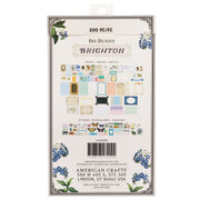 BB Brighton Embellishments Paper Piece & Washi Stickers (200 Pieces)