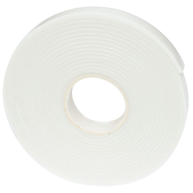 AC Sticky Thumb Adhesive Double Sided Foam White 1/2" x 3.94 Yards x 1mm