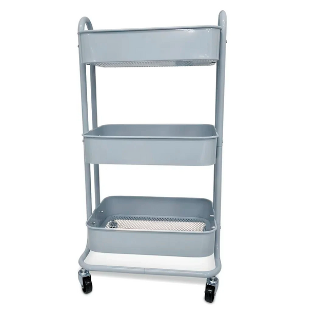 We R A La Cart Storage Cart Steel Blue