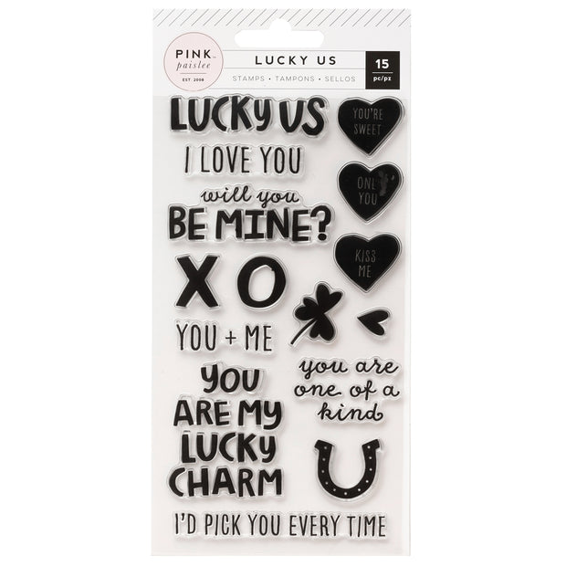 Lucky Us Clear Acrylic Stamps