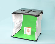 We R Memory Keepers Shotbox Infinity Backdrops Greenscreen & Gray (2 Piece)