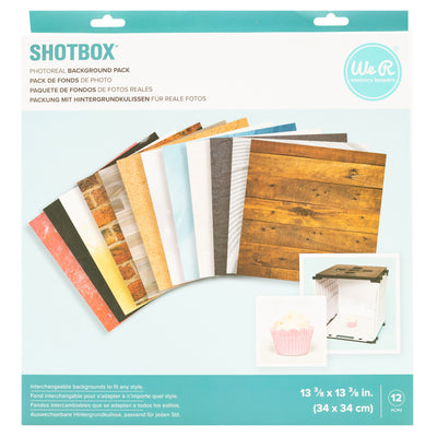 We R Memory Keepers ShotBox Background 12/Sheets Photoreal