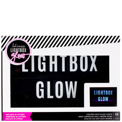 Heidi Swapp Lightbox Lightbox Glow Black Light (54 Piece)
