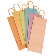 AC Gift Bags Fancy That Wine 5.25" X 3.25" Pastels (6 Piece)