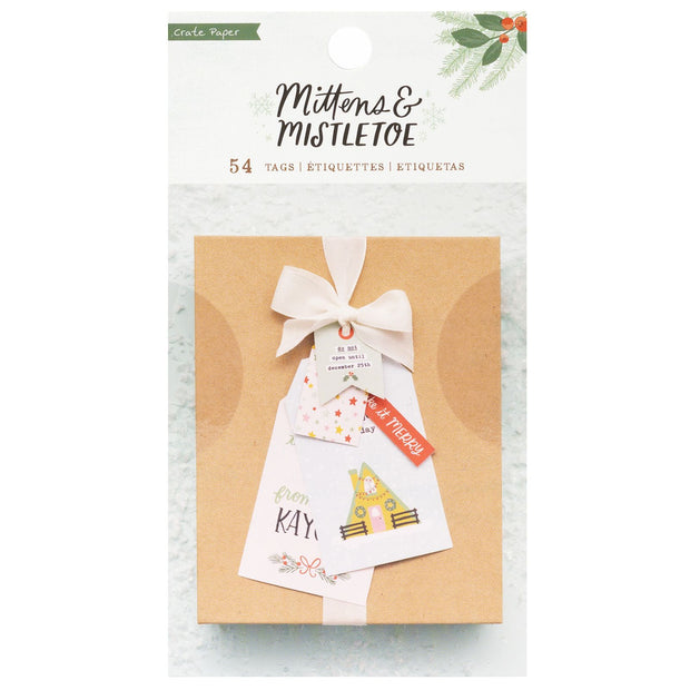 AC Crate Paper Mittens & Mistletoe Book & Tags (54 Piece)