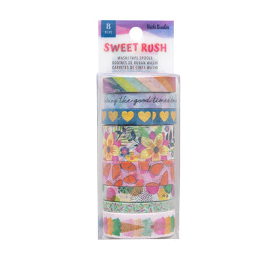 Vicki Boutin Sweet Rush Washi Tape Set Gold Foil (8 Piece)