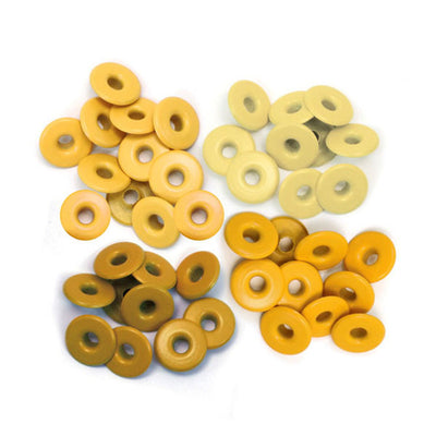 We R Eyelets Wide 40/Pkg Yellow