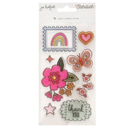 Jen Hadfield Stardust Acrylic Stamps 12/Pkg