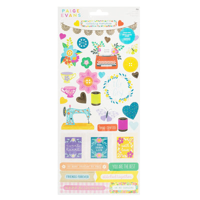 Paige Evans 6x12 Sticker Sheet (75 Stickers)