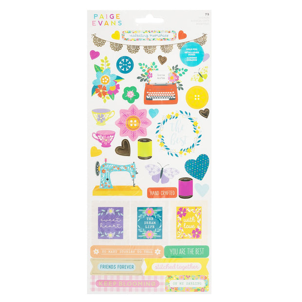 Paige Evans 6x12 Sticker Sheet (75 Stickers)