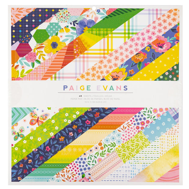 AC Paige Evans Blooming Wild Paper Pad 12x12 (48 Papers)