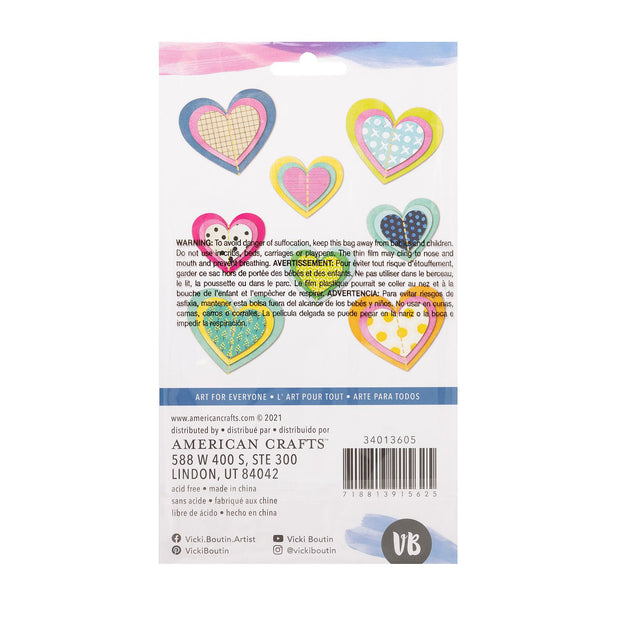 Vicki Boutin Sweet Rush Layered Stickers (15 Piece)
