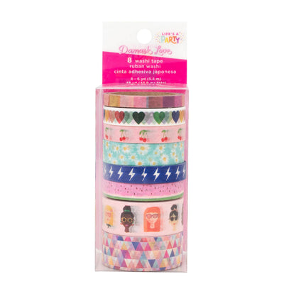 Damask Love Life's a Party Washi Tape Disco Holographic Foil (8 Piece)