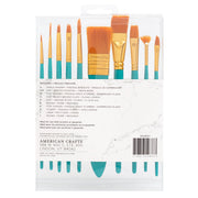 Art Supply Basics Paint Brushes (10 Piece)