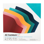 American Crafts Variety Cardstock Pack 12"X12" 60/Pkg Jewel Tone