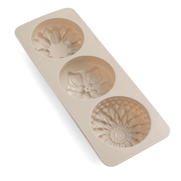 SUDS Soap Maker Mold Flower, 3 Cavity