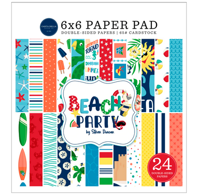 Echo Park Beach Party 6x6 Paper Pad