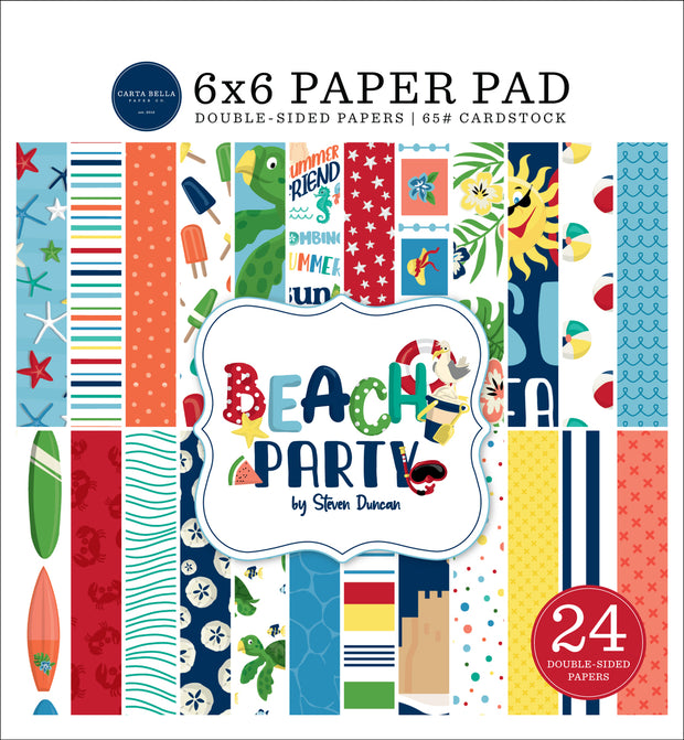 Echo Park Beach Party 6x6 Paper Pad