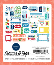 Echo Park Beach Party Frames & Tags