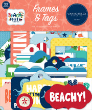 Echo Park Beach Party Frames & Tags
