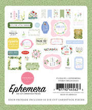 Carta Bella Cardstock Ephemera 33/Pkg Icons, Flora No. 4